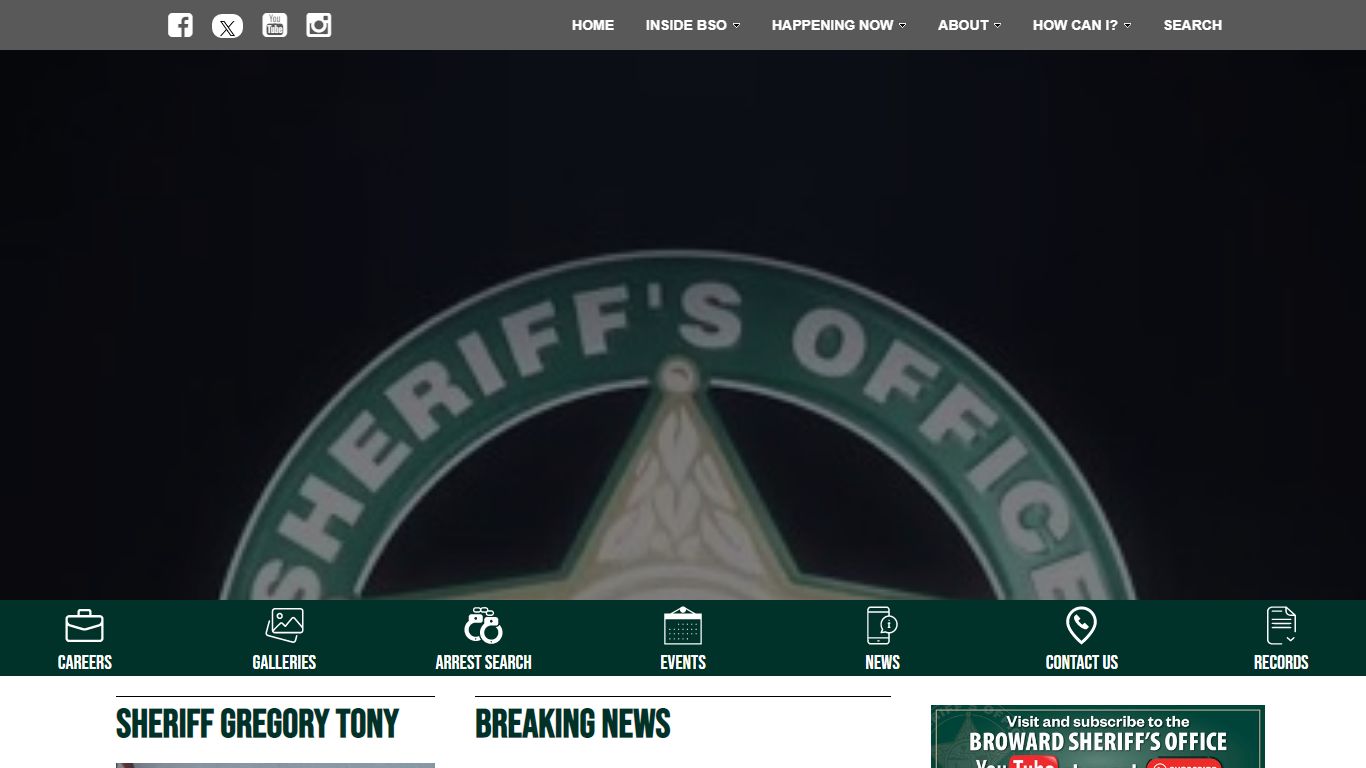 Arrest Search | Broward County - Broward County Sheriff's Office